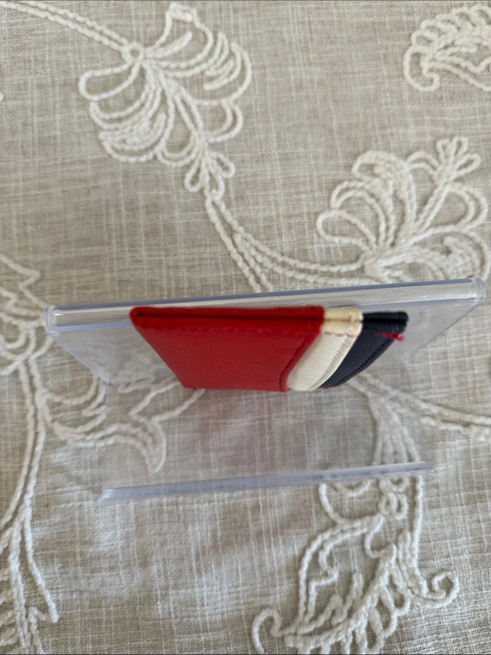 Harrods EC Union Jack Stratford Tricolor Card Holder Unisex